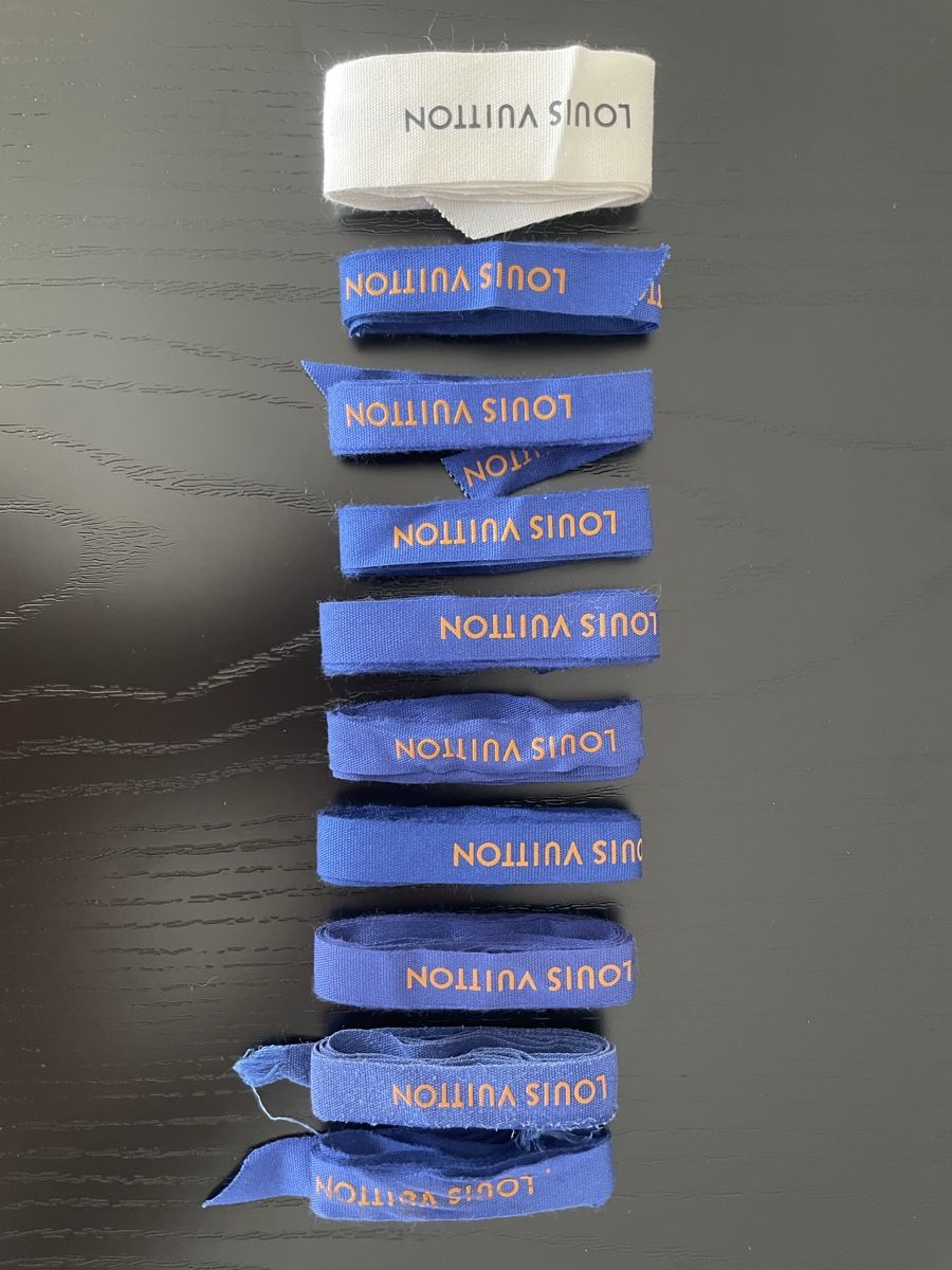 Nastri decorativi: ORIGINALE LOUIS VUITTON GESCHENKBÄNDER BLAU – Nuovo (secondo la descrizione) da Rorschacherberg venduto da drdupor 3