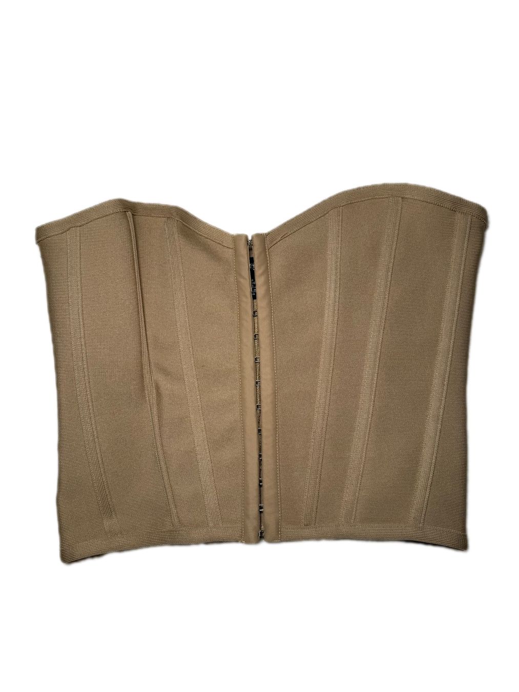 Top: PrettyLittleThing -  Corset Top Beige – Usato da Zürich venduto da CBN_Fashion