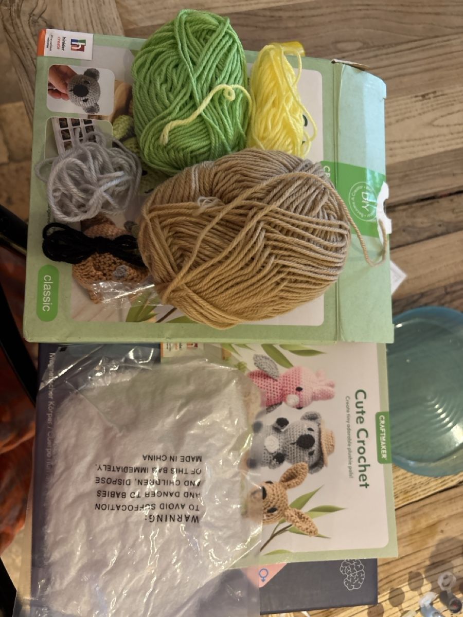 Kit bricolage: Häkelset Schildkröte und Känguru Englisch  – Nuovo (secondo la descrizione) da Mettmenstetten venduto da Coucou1512 2