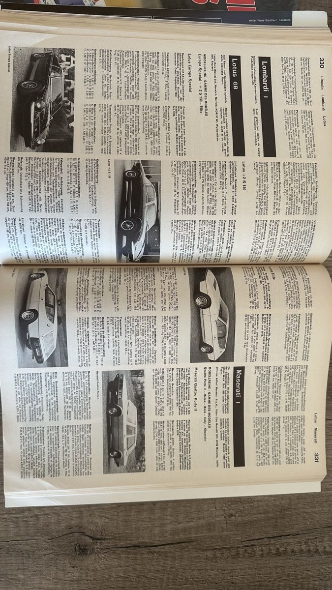 Libri: REVUE AUTOMOBILE Catalogue 1975 – Usato da Tolochenaz venduto da Dorry01 5