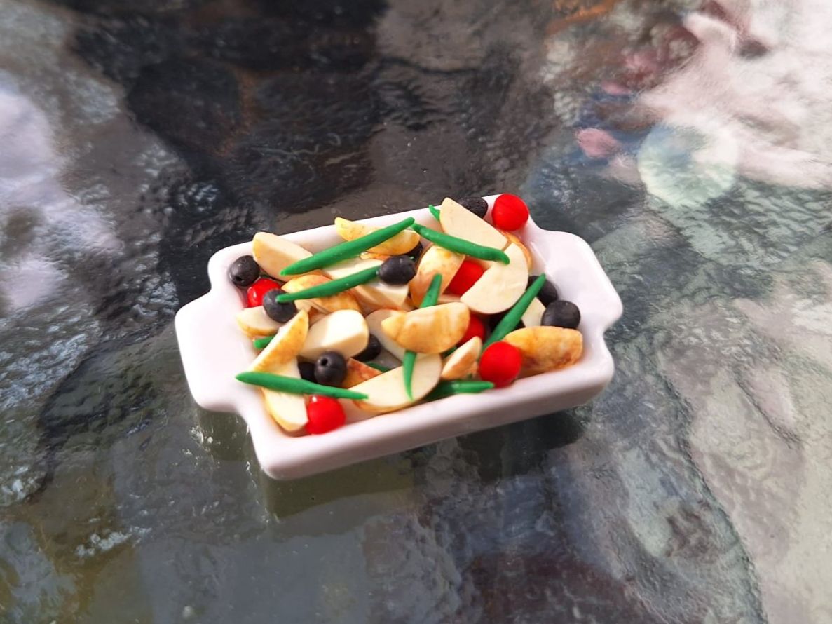 Case e mobili per bambole: Handmade Provencale Wedges – Nuovo (secondo la descrizione) da Zürich venduto da HandmadeTinyFood 5