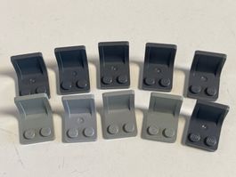 LEGO - 10 Graue Sitze