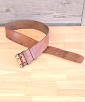 Vintage 110cm Army Militär Offizier Ledergürtel