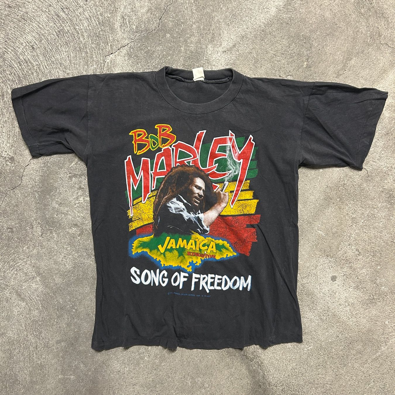 T-shirt: Vintage Bob Marley T-shirt – Usato da Genève venduto da vintage_clothing