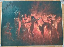 Joseph Tomanek. Walpurgisnight. Poster. DIN A3