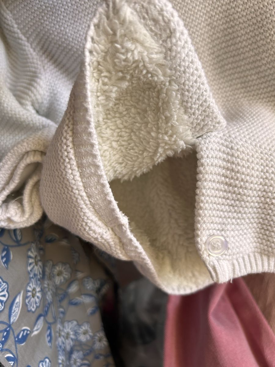 Jacken & Mäntel: Veste pull pour bebe blanche avec doublure, 3 mois – Gebraucht aus Carouge GE von Emilynette 2