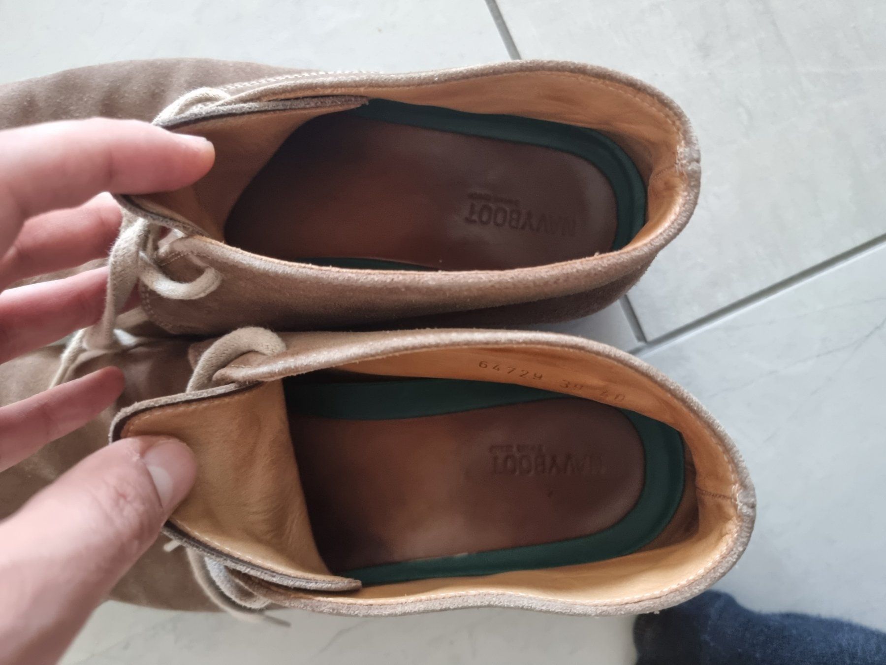 Navyboot Scarpe da uomo: Navyboot Schuhe / Schnürer Wildleder gr.41 – Usato da Wohlen AG venduto da niki31 4
