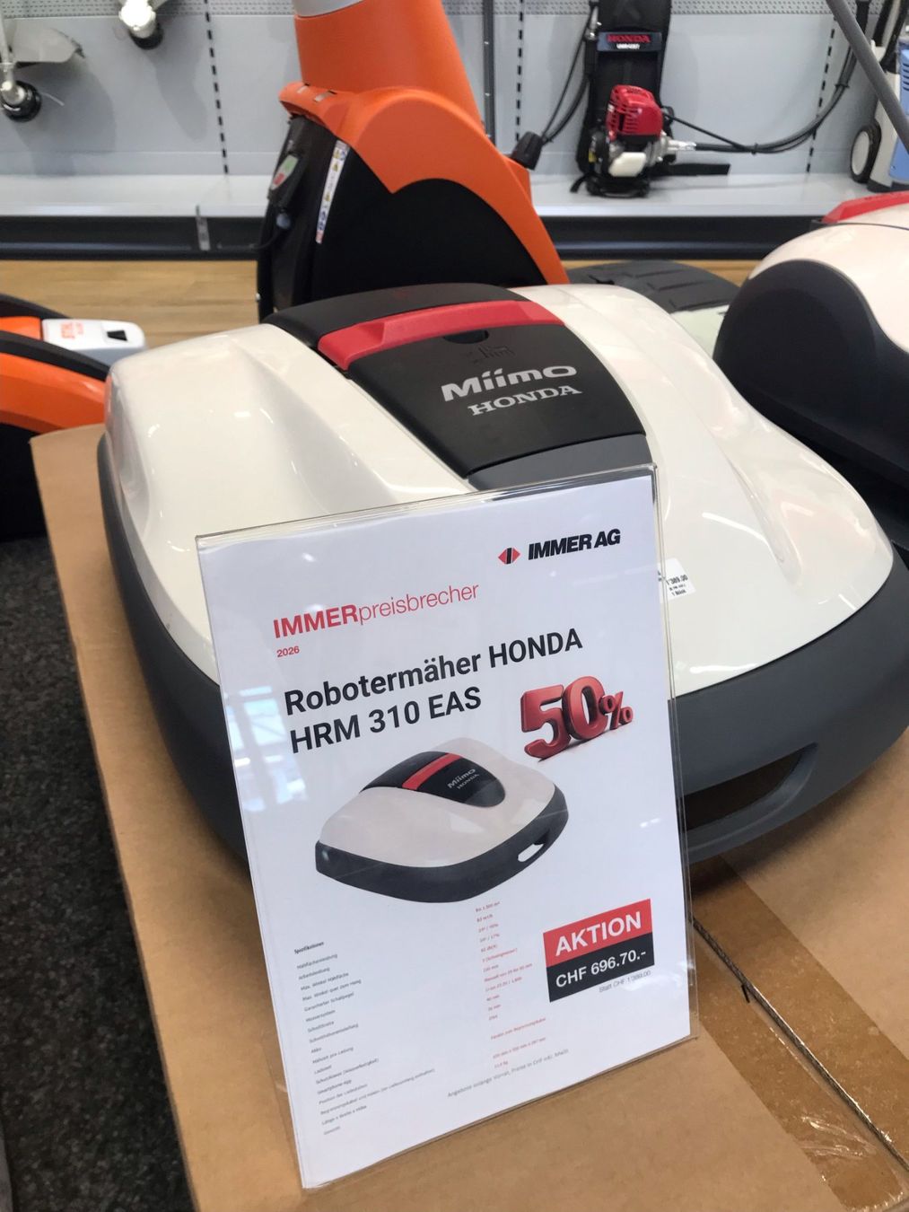 Tagliaerba: Honda HRM 310 EAS Roboter-Rasenmäher – Nuovo e nell'imballaggio originale da Uetendorf venduto da IMMER_AG