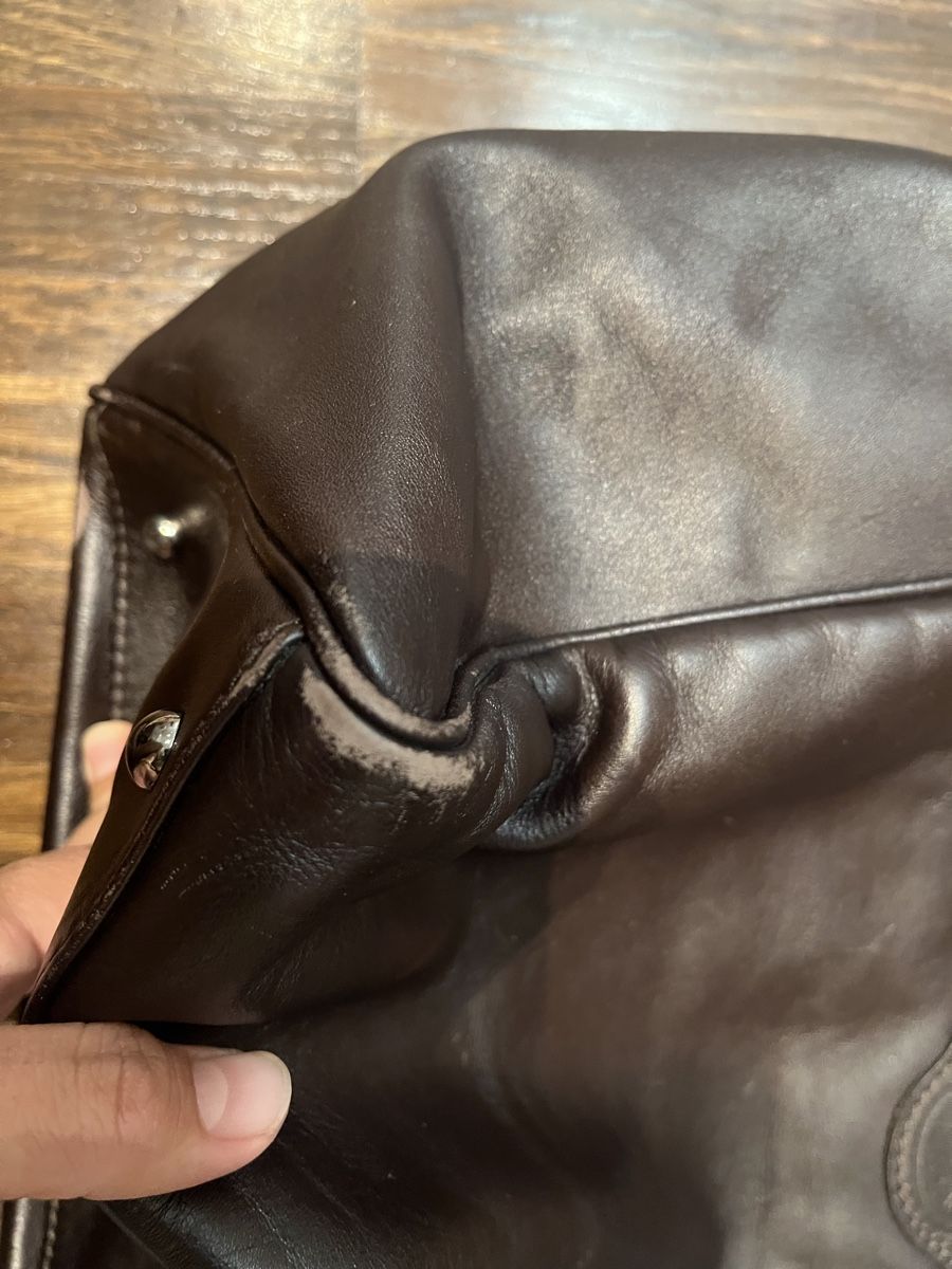 Longchamp Taschen: Vintage Longchamp Lederhandtasche – Gebraucht aus Uster von Luna.R 3