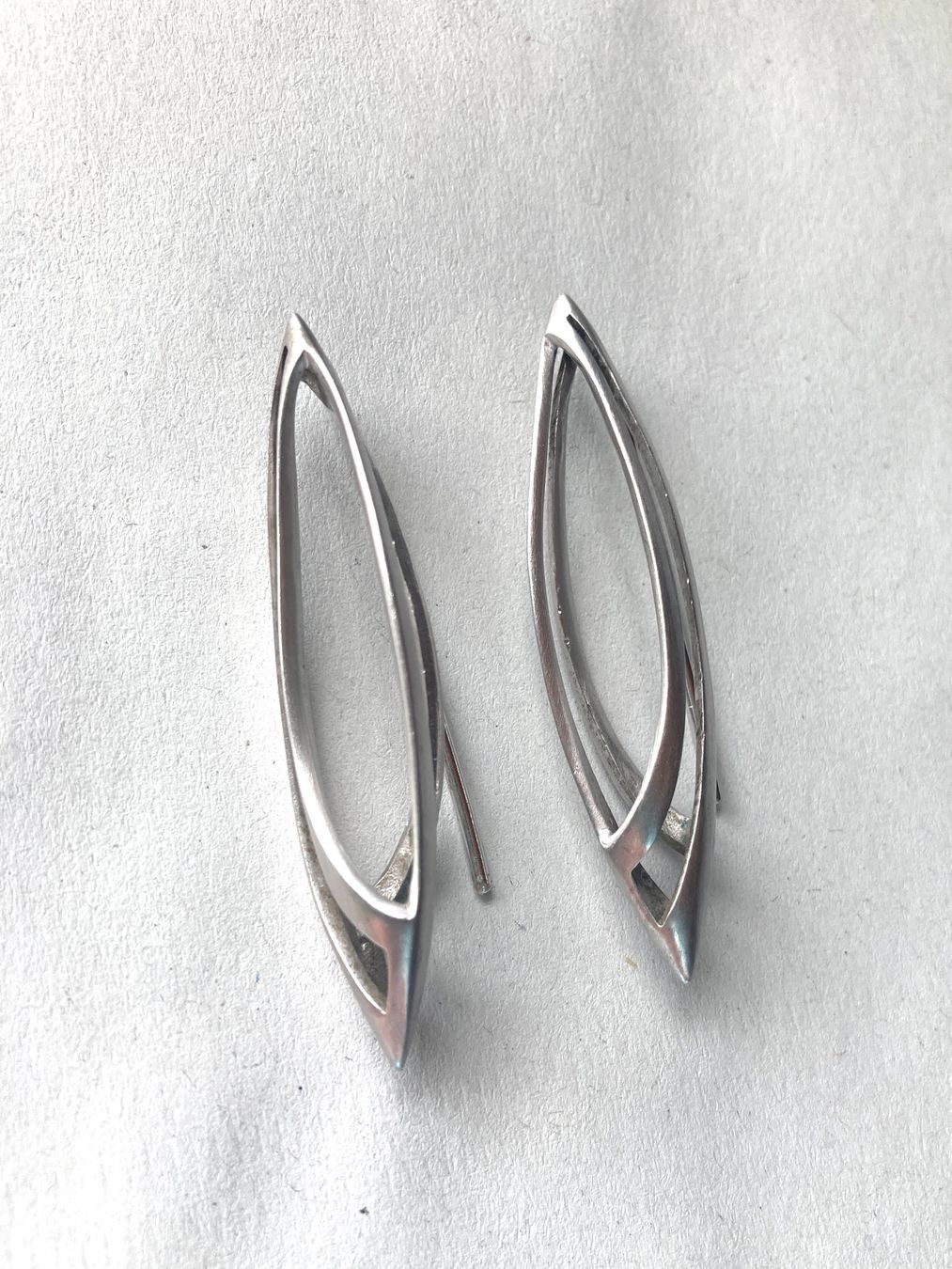 Ohrringe & -stecker: Einzigartige Ohrringe 925 Silber – Gebraucht aus Bischofszell von Silberviolett