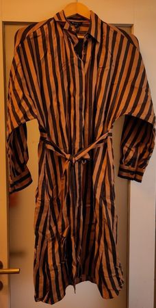 Braunes gestreiftes Kleid (Massimo Dutti), Gr.38, neu
