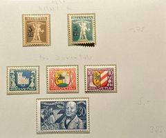 SCHWEIZER BRIEFMARKEN