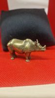 Bronze-Nashorn Figur, Sammlerstück, Deko, Glücksbringer!
