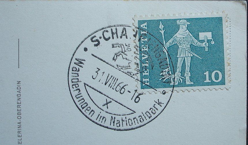 Ansichtskarten: S-CHANF Oberengadin – Gebraucht aus Jona von philajona 1