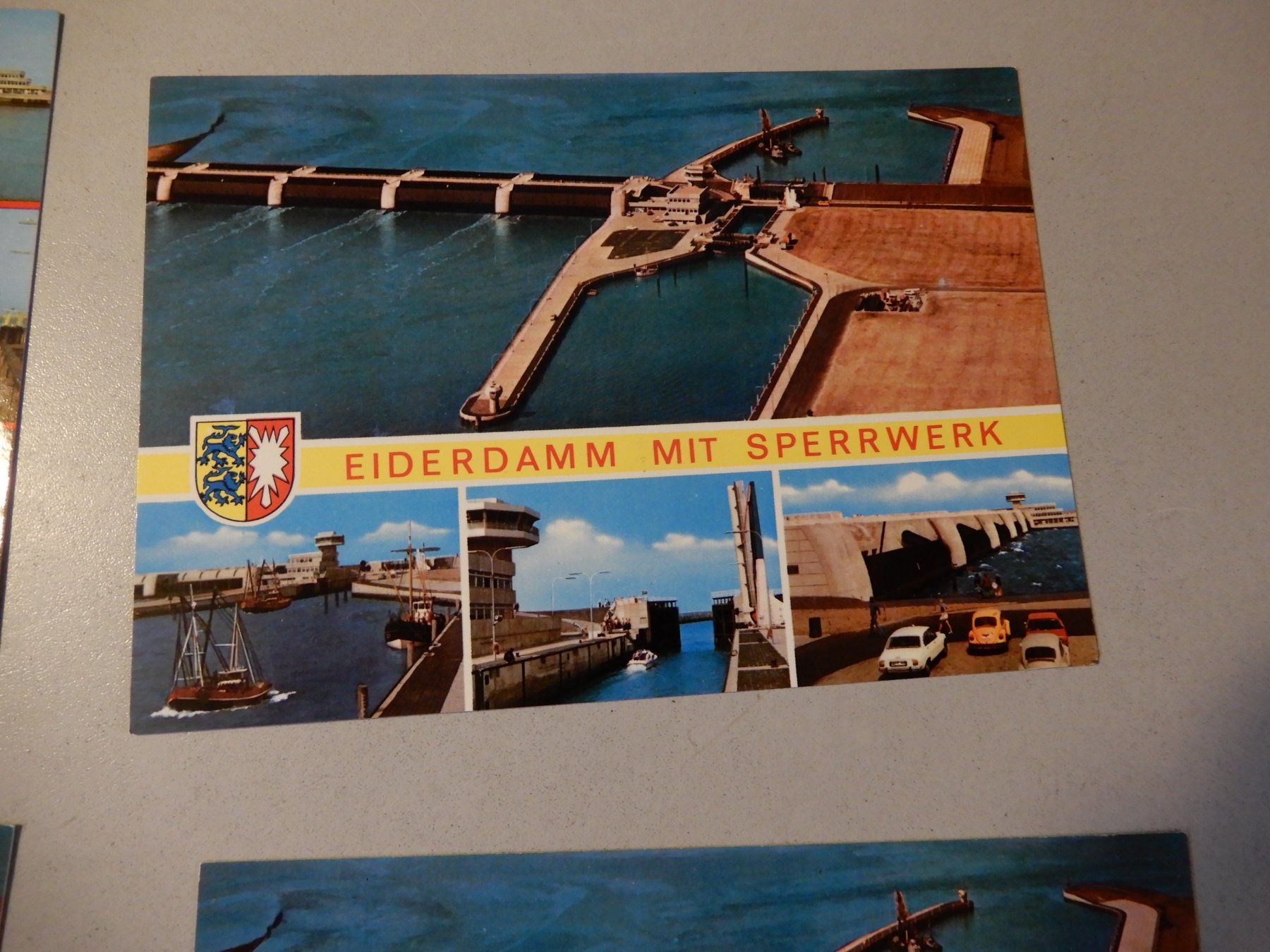 Cartes postales: Ansichtskarten Eiderdamm mit Sperrwerk 4 Stck – D'occasion à Erstfeld par Mario_boe0 2
