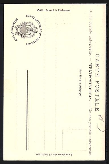 Cartes postales: Litho Lausanne, Souvenir du Centenaire V – D'occasion à Berlin par bartko-reher 1