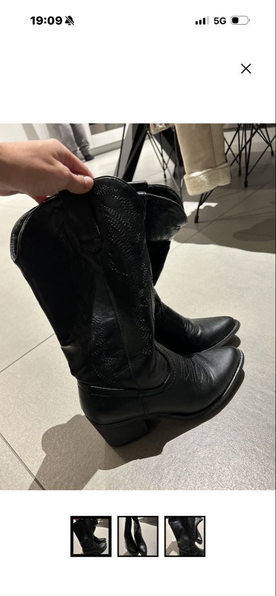 Scarpe da donna: Stivali texani neri  – Nuovo (secondo la descrizione) da Bellinzona venduto da gio_q7gx