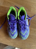 Adidas F50 Hallenschuhe, Lila/Gelb Grösse 32