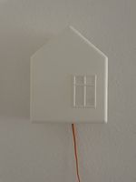 Vintage wandlampe haus