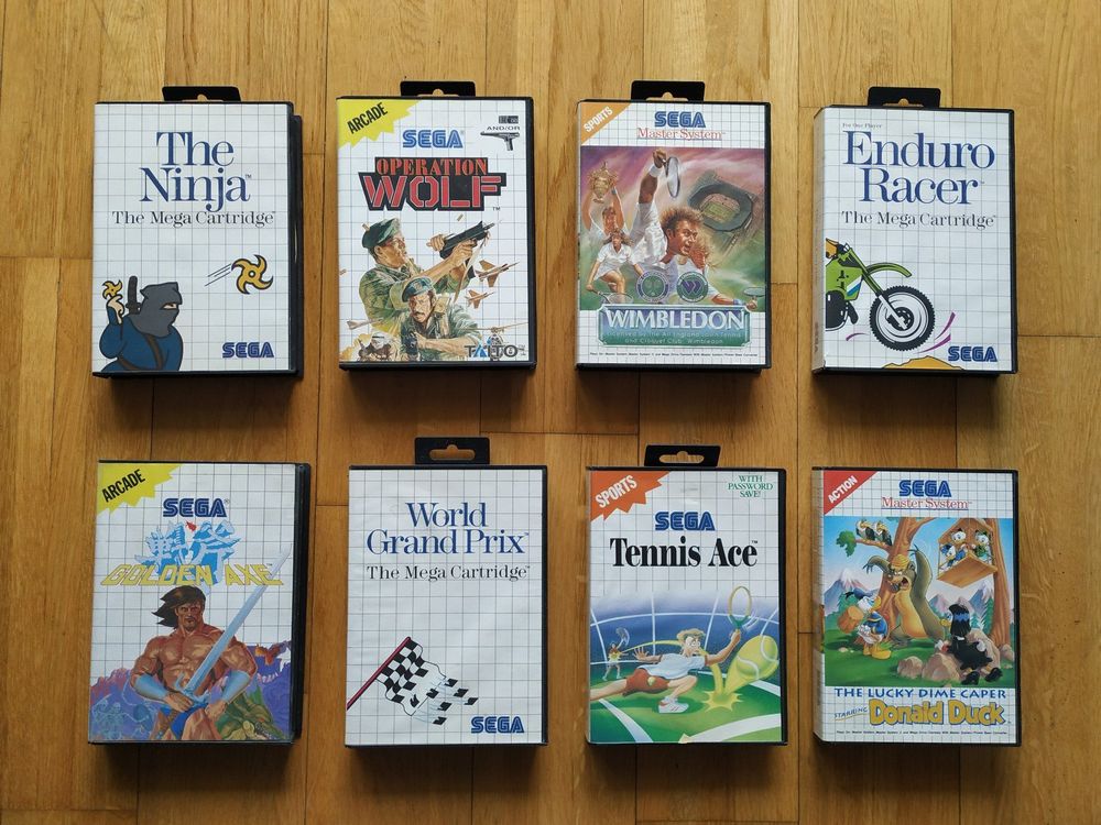 MASTER GAMES I – Sega Master System, PAL, Cartouche Seule (très Bon état)