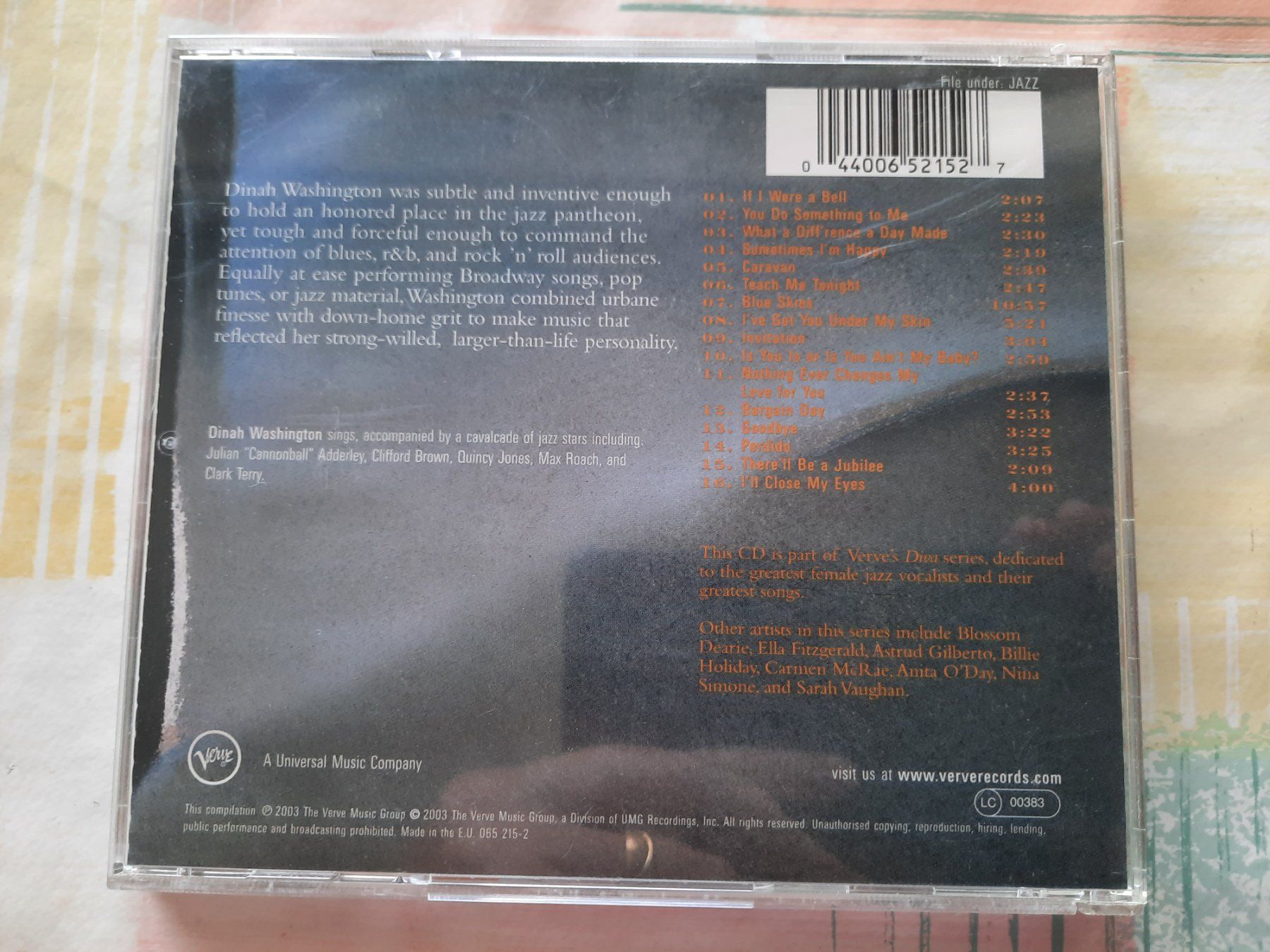CD: CD Dina Washington – Usato da Pully venduto da bro_n52j 1