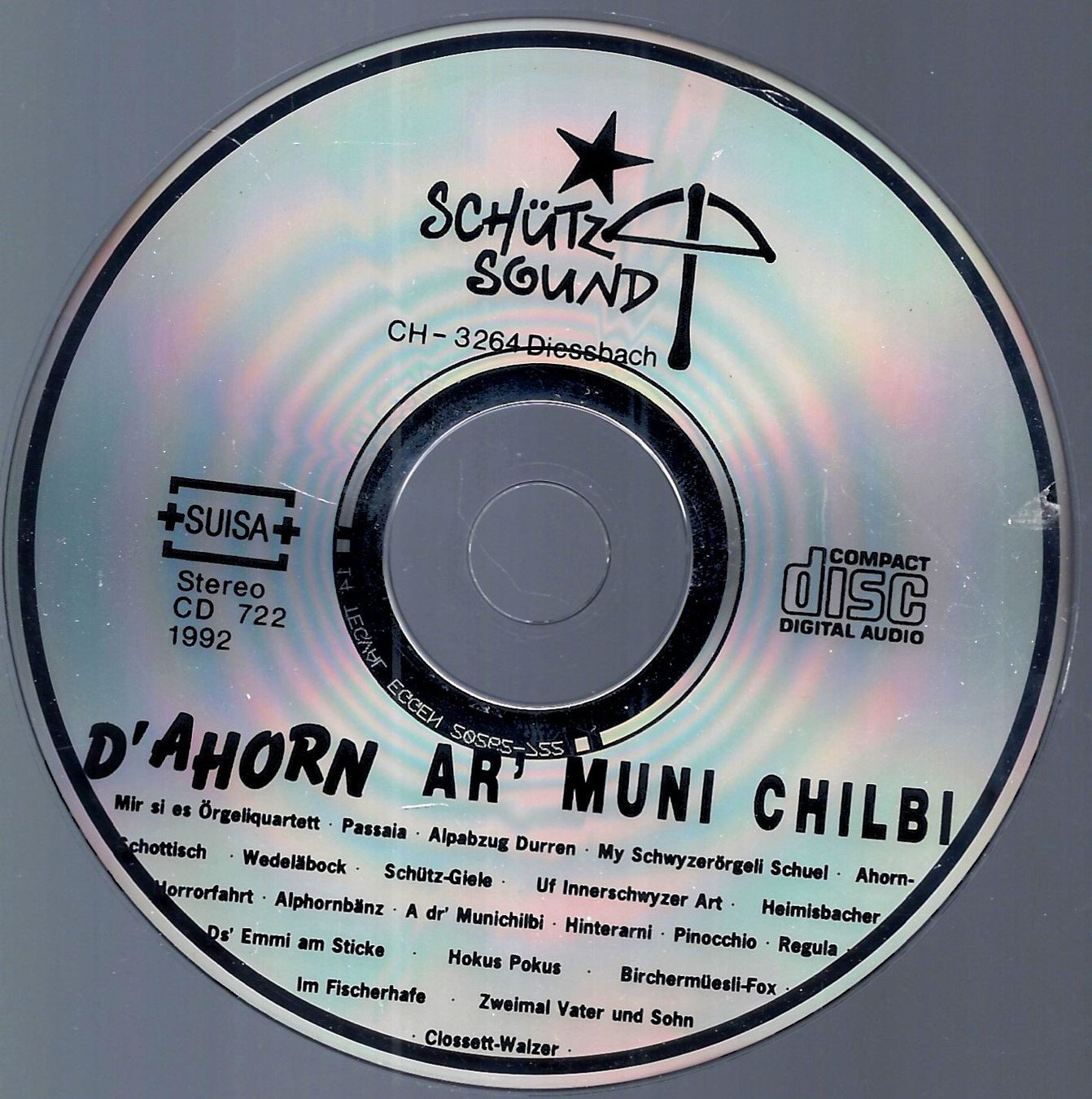 CD: M.Schütz Schwyzerörgeli Quartett D'Ahorn AR' MUNI CHILBI CD – Usato da Kandergrund venduto da Sososo 2