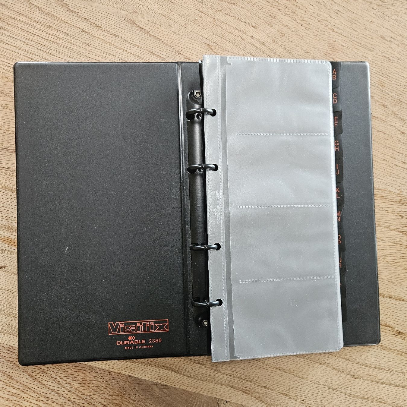 Raccoglitori: Visifix Visitenkartenalbum mit Register – Usato da Wettingen venduto da Christianv 1