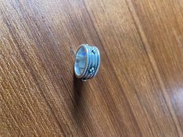 Silberring Spinning Ring Drehbar