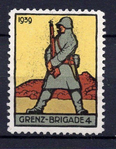 Vignette autostradali: M165  /  Grenz-Brigade 4 1939 – Usato da Ste-Croix venduto da MONT-TAGNAC