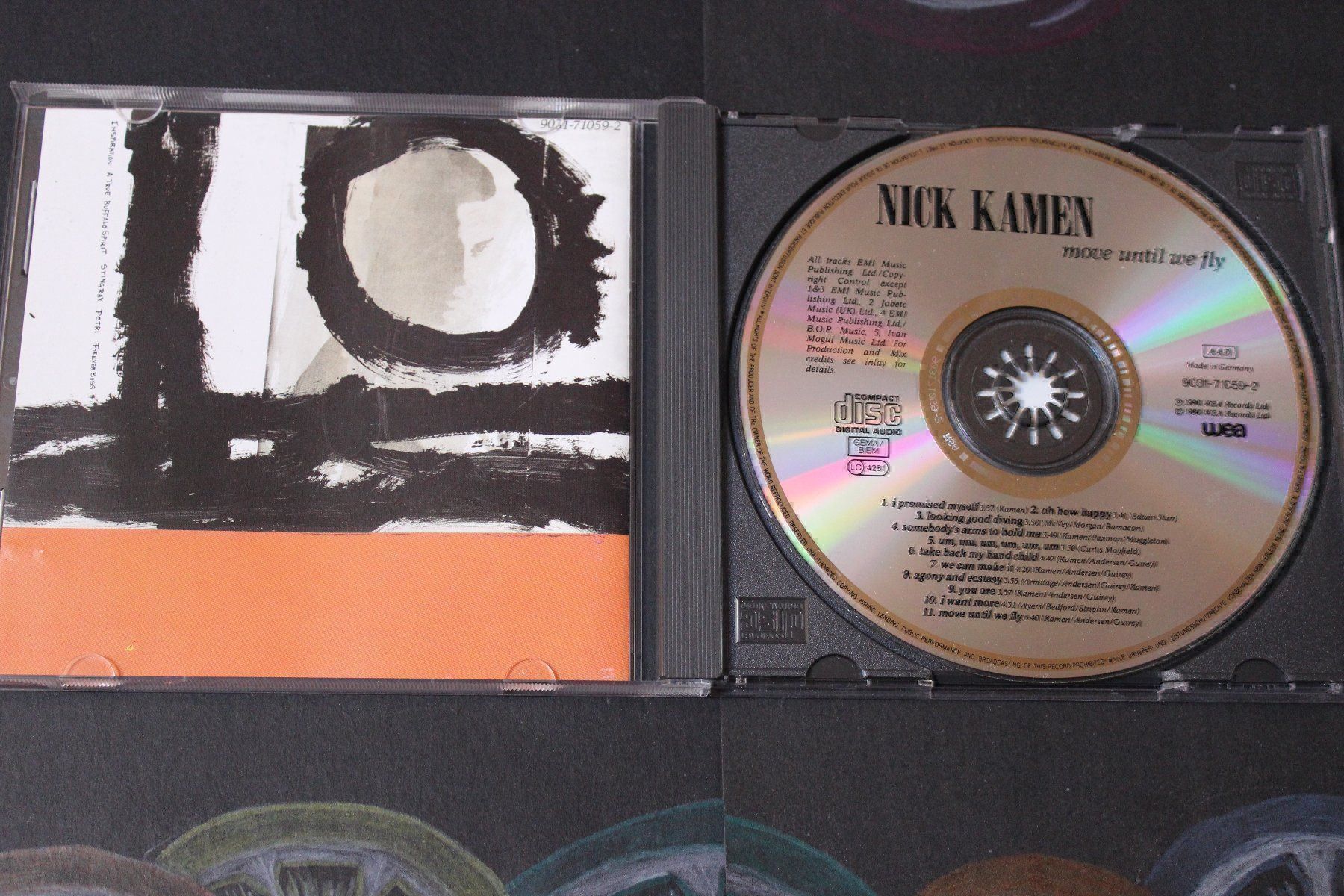 CD: NICK KAMEN - MOVE UNTIL WE FLY CD mit "I promised myself" – Usato da Tübach venduto da JamesStone 3