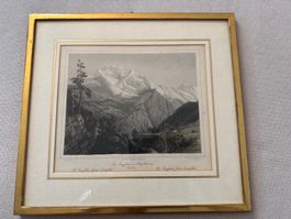 Bild Jungfrau von Eisenfluh gerahmt