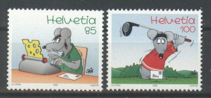 Tutti i francobolli: 2005, Sondermarken Comics ** – Usato da Willisau venduto da Vollstempel