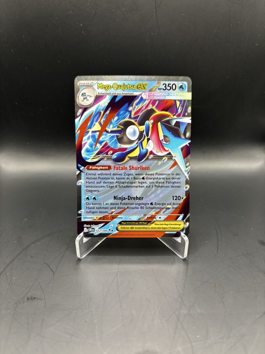Pokémon Carte collezionabili: Mega Quajutsu EX Pokémon Karte EN – Nuovo (secondo la descrizione) da Magden venduto da LegacyCards