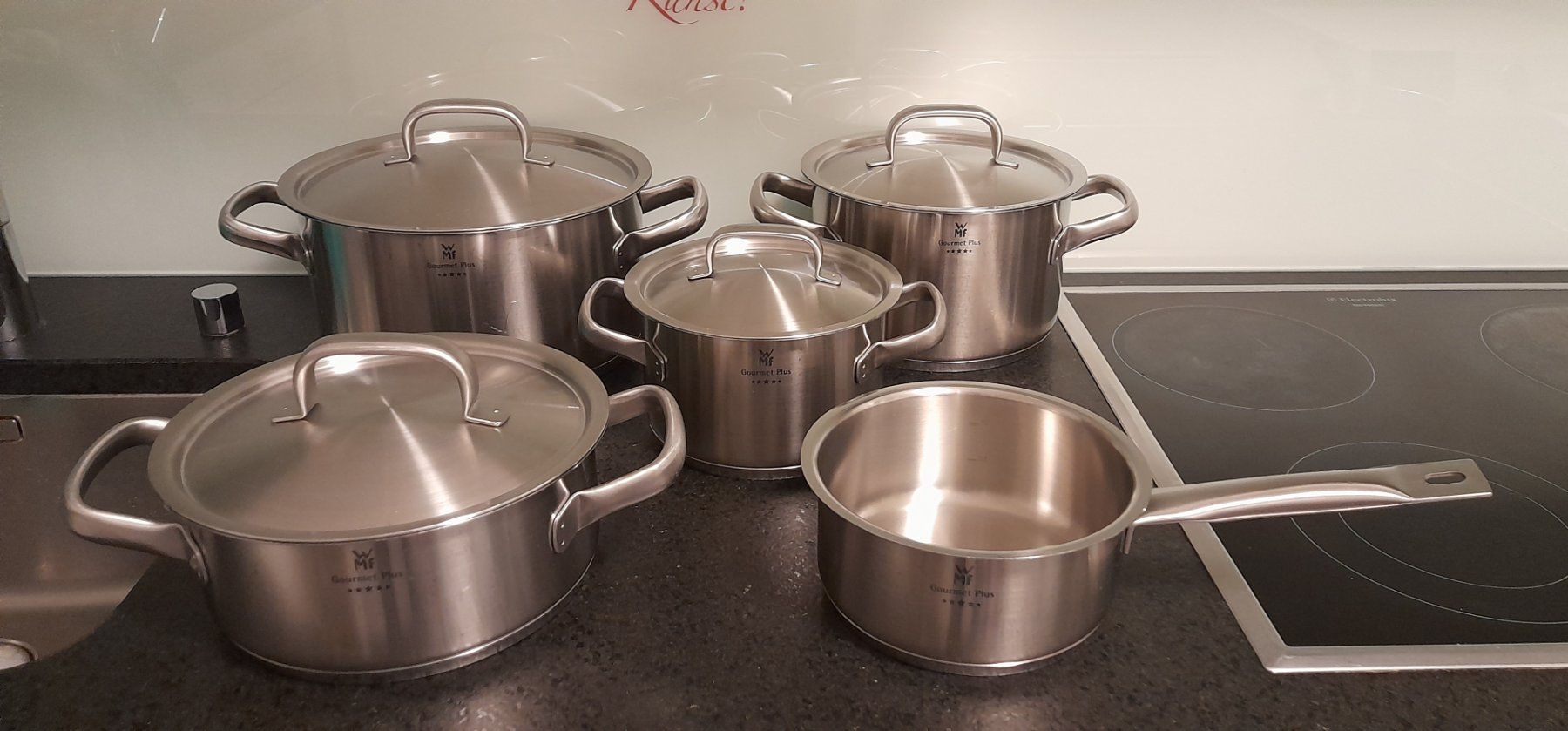 WMF Töpfe: WMF Gourmet Plus Topf-Set – Gebraucht aus Birsfelden von