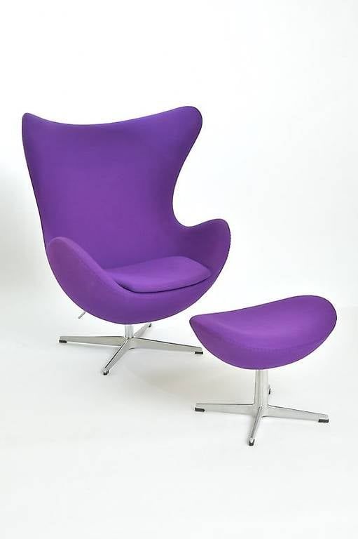 Poltrone: Arne Jacobsen Egg Chair & Ottoman – Usato da Zürich venduto da IndividumCH