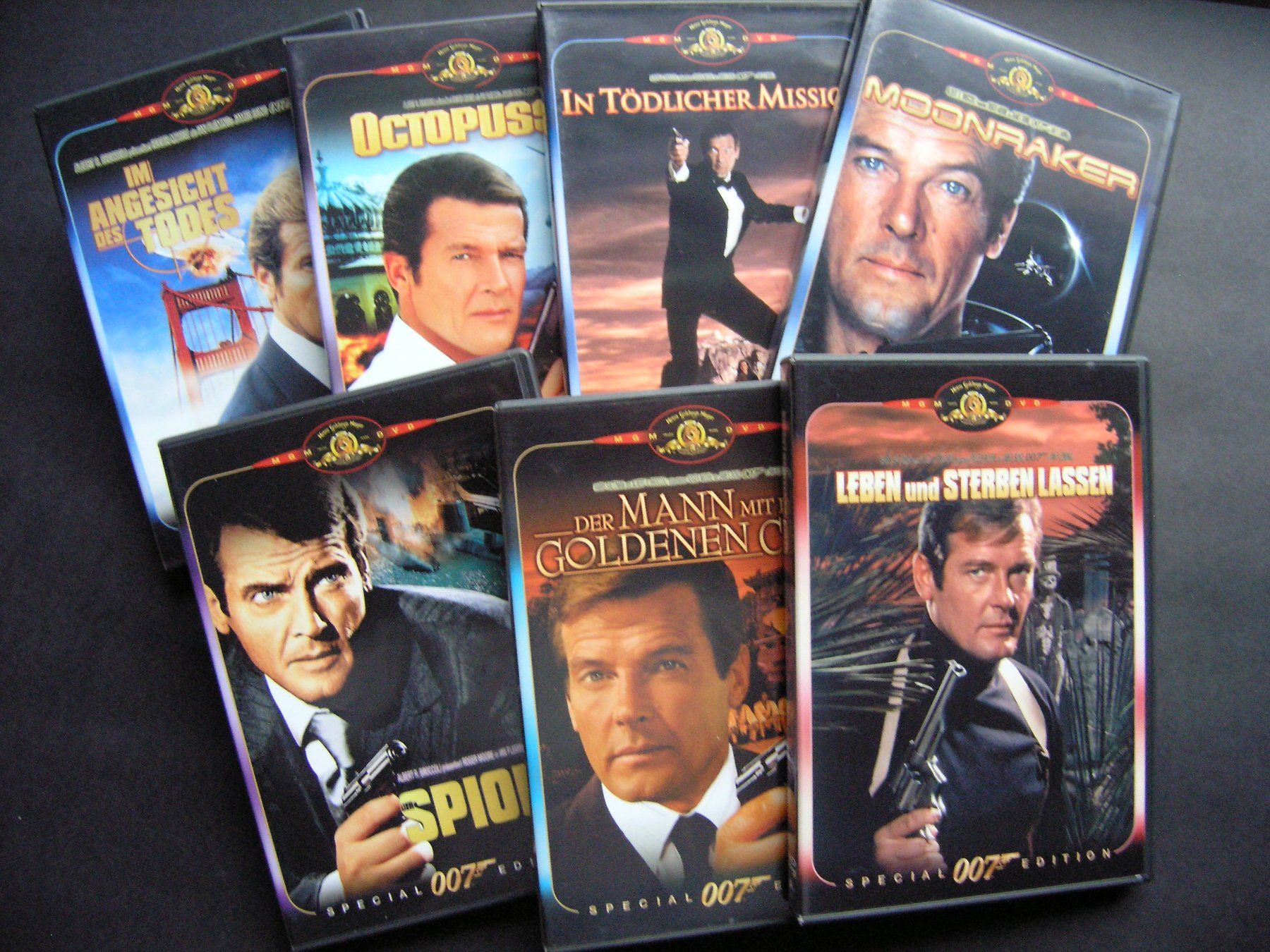 Alle DVDs: JAMES BOND MGM 007 COLLECTION ROGER MOORE EDITION – Gebraucht aus Zuzwil SG von  4