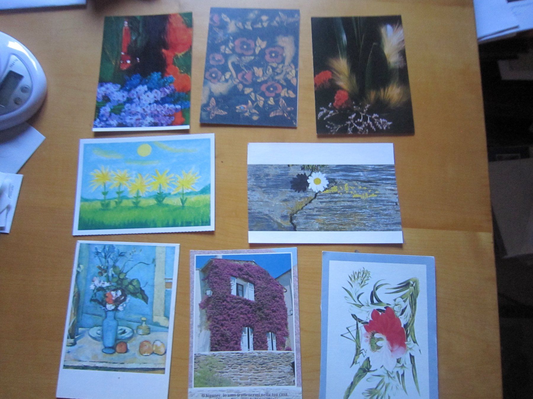 Cartes postales: No2 Postkarten Blumen Kunst – D'occasion à Gordola par Polentaefung