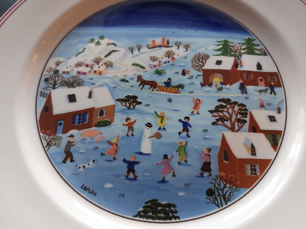 Porzelanteller Villeroy & Boch Naif Christmas Dinner Plate Kaufen auf