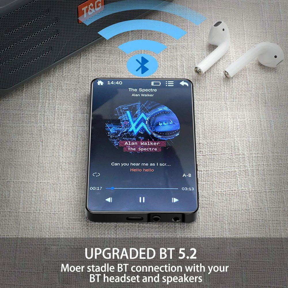 Lettore multimediale portatile: MP3-HD-MP4-Player Touchscreen Bluetooth-Lautsprecher 16GB – Nuovo e nell'imballaggio originale da Genève venduto da Top-Trend 1