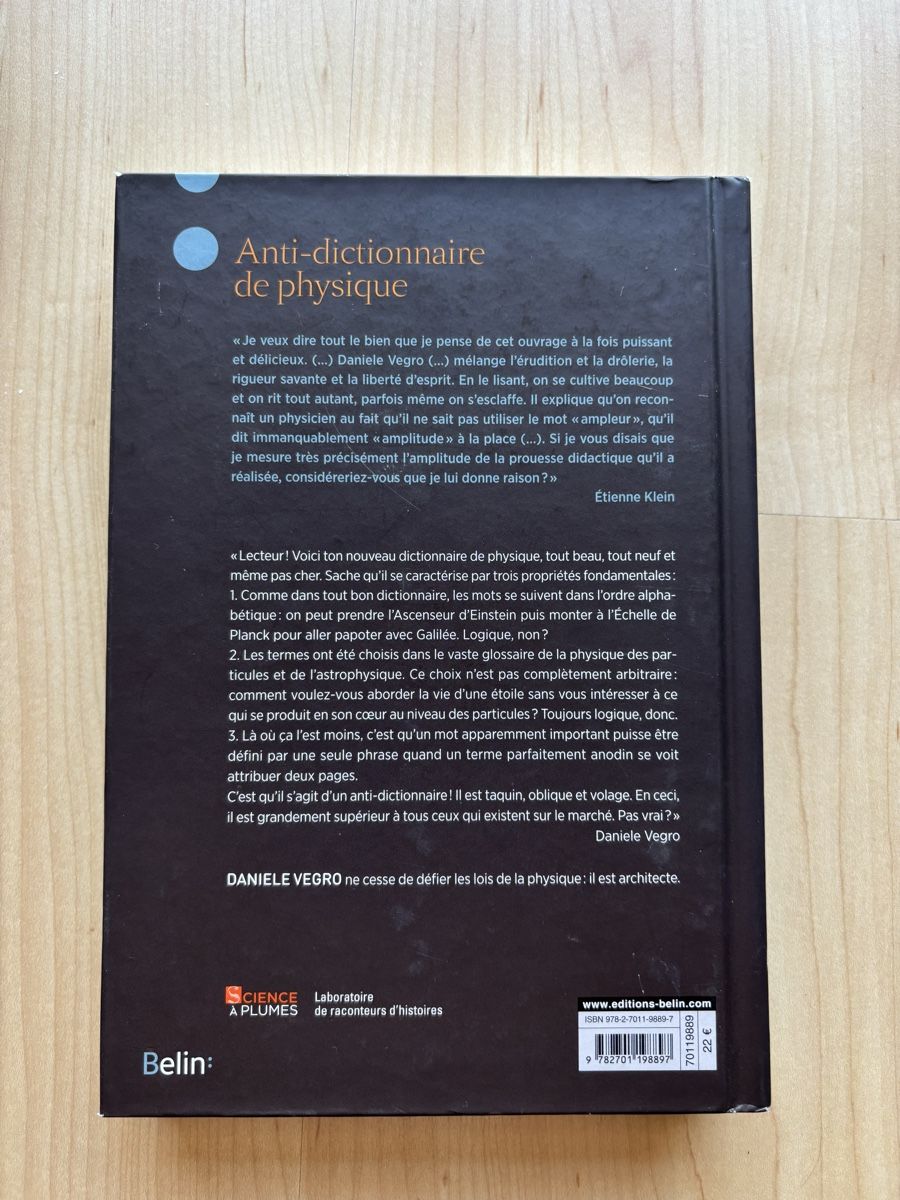 Bücher: Livre - Physique (fr) – Neu (gemäss Beschreibung) aus Denens von RomainSecondeMain 1