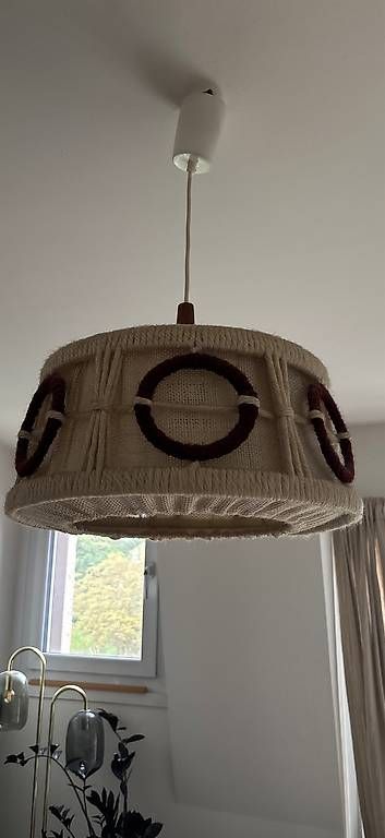 Lampade: Stoff Lampe Hängeuchte – Usato da Zürich venduto da sydneyfrozen 1