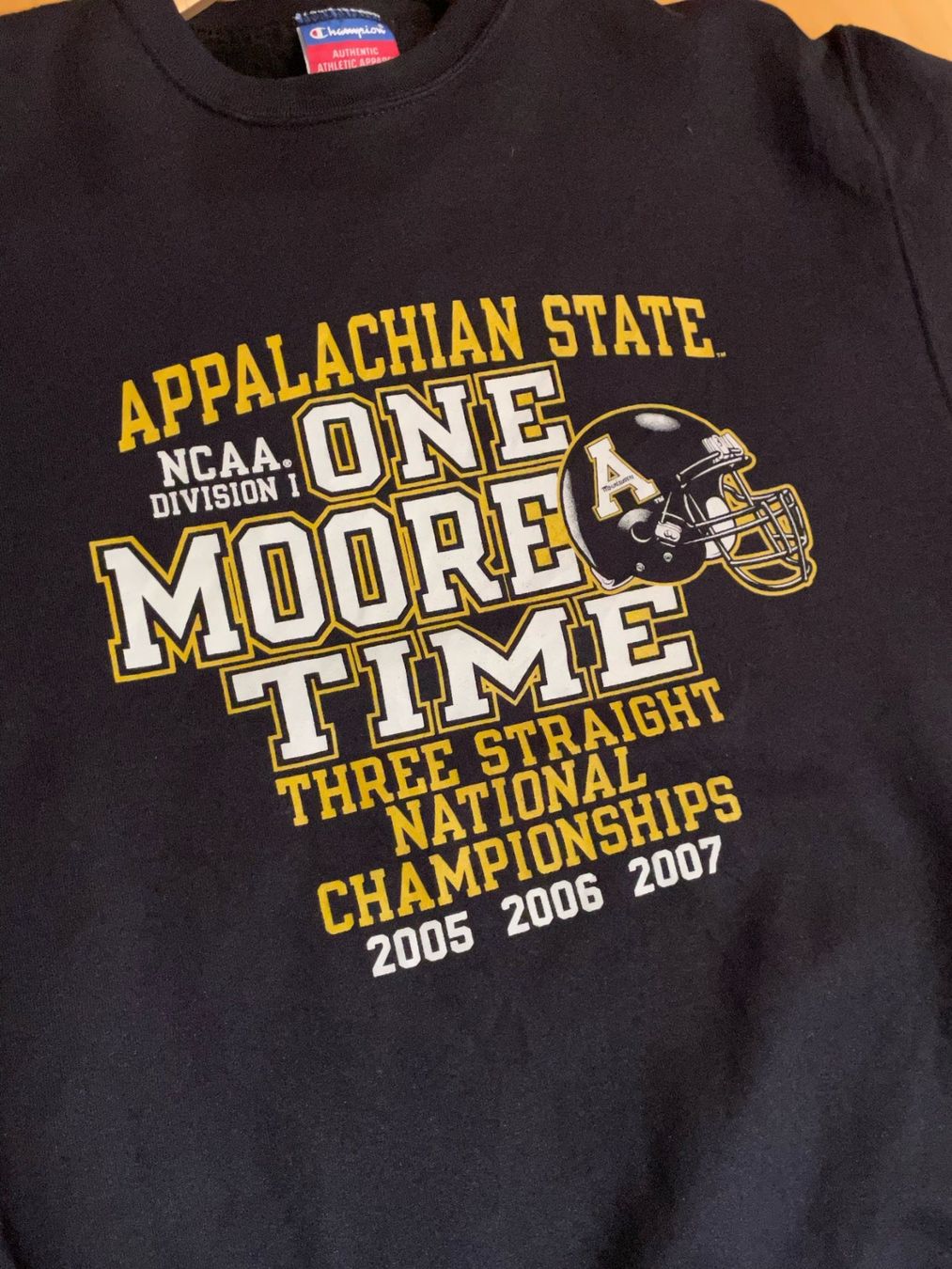 Champion Pullover & Sweatshirts: CHAMPION APPALACHAN STATE 00s "ONE MOORE TIME" NCAA SZ: S – Gebraucht aus Cortaillod von Stay_Alive_vintage 3