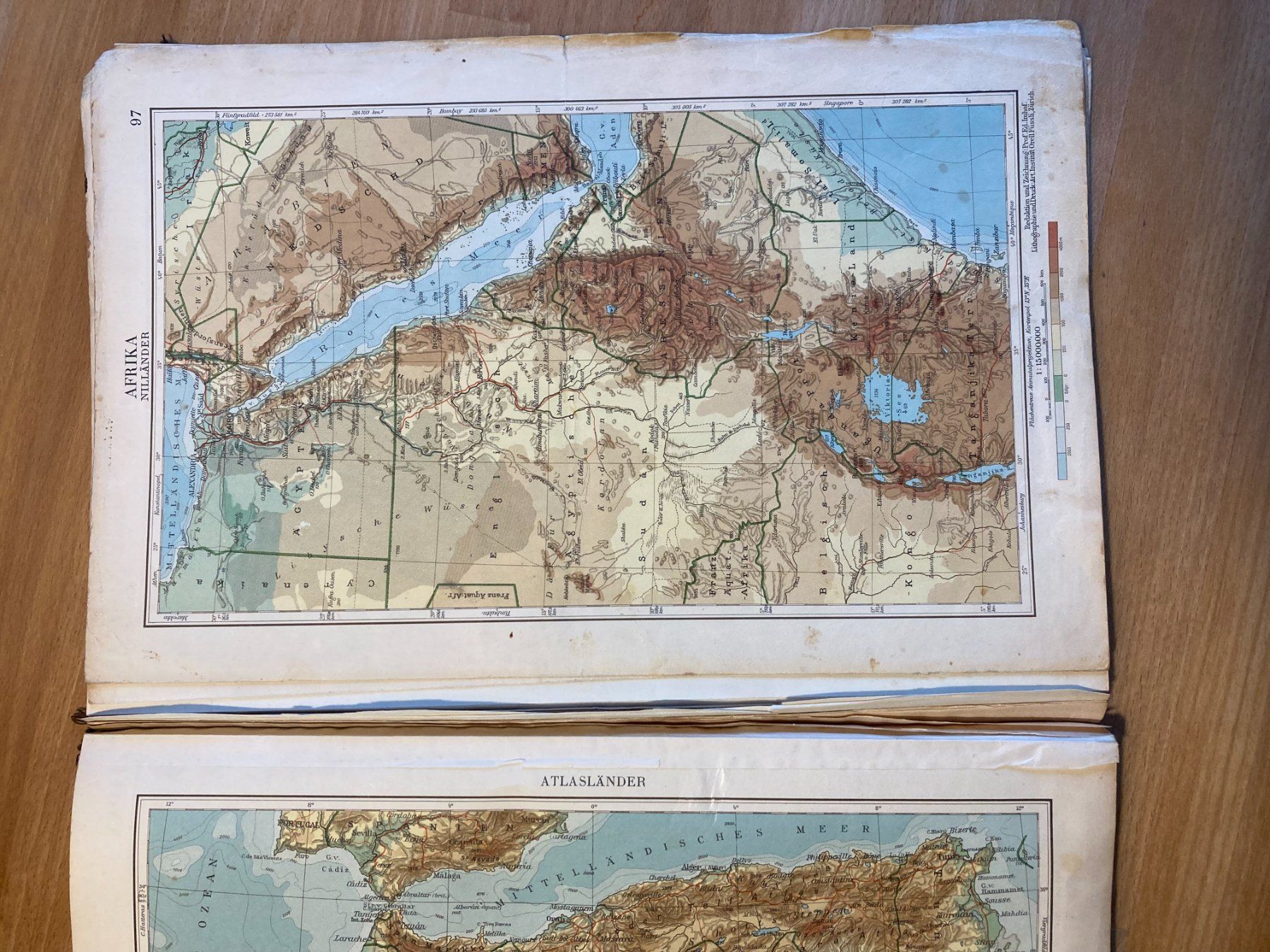 Libri: Schweizerischer Mittelschulatlas 1932 – Usato da Herzogenbuchsee venduto da Emmenthaler 4