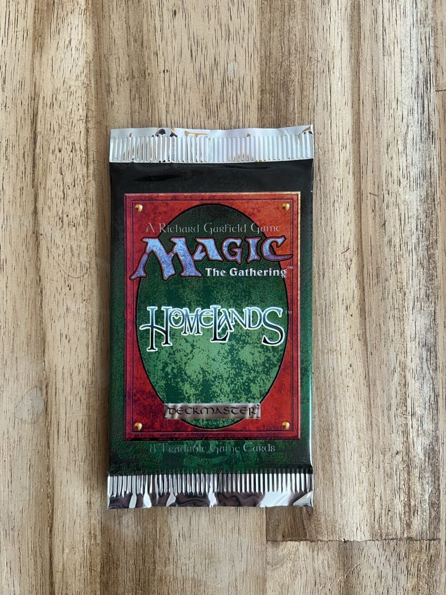 Magic The Gathering Carte collezionabili: Magic The Gathering Homelands Booster Pack Sealed Deckmaster – Nuovo e nell'imballaggio originale da Bremgarten AG venduto da tomtom29