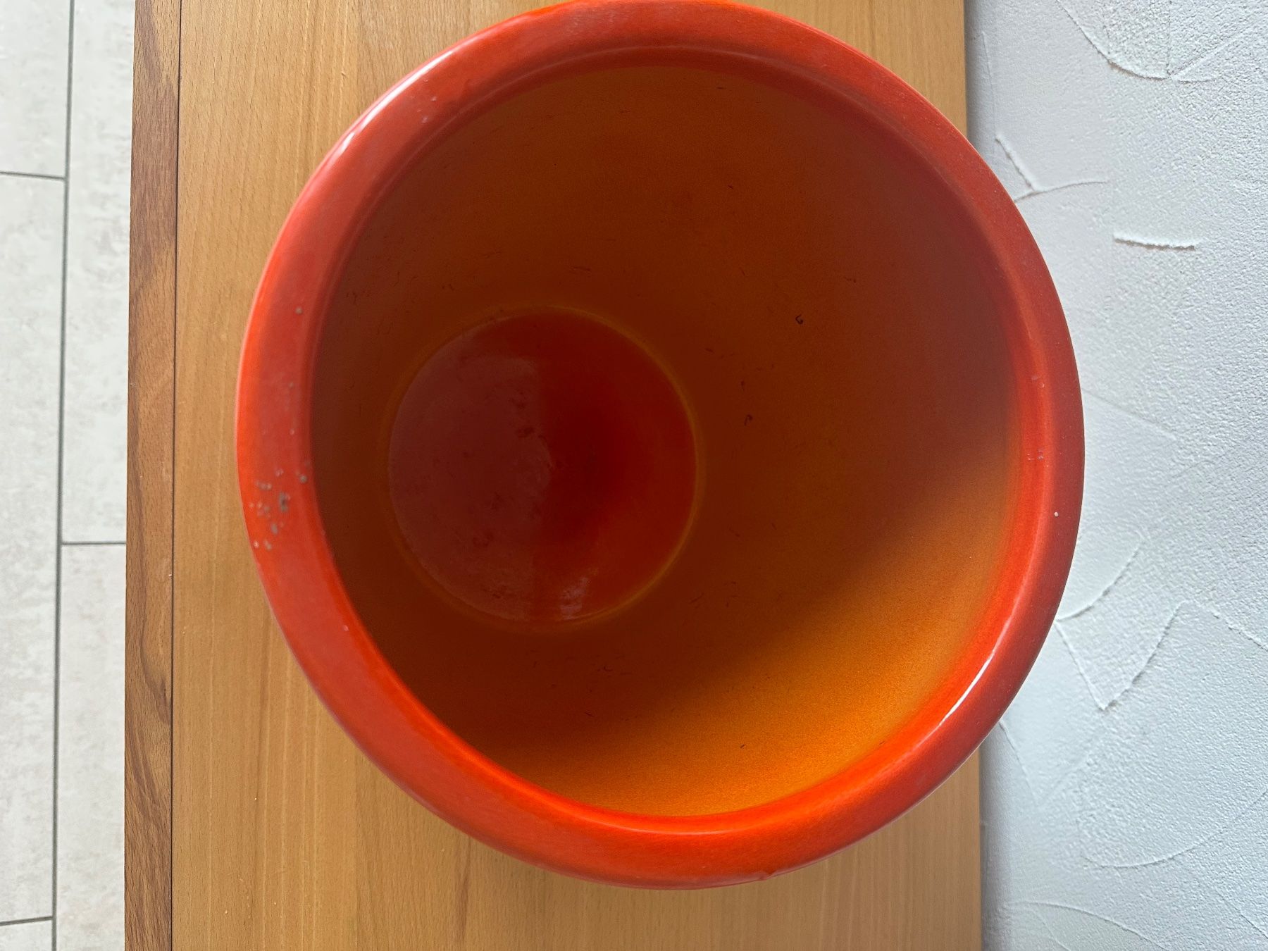 Pots de fleurs: Schicker oranger Übertopf – D'occasion à Langnau aA par Camelia14 1