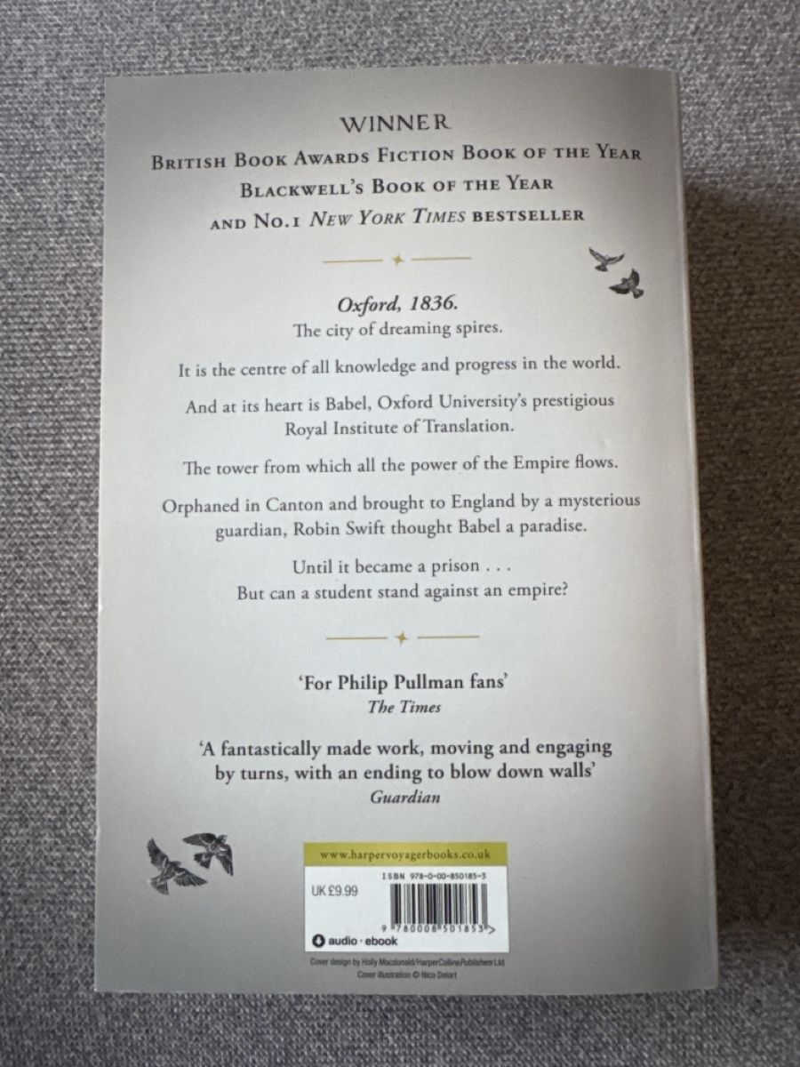 Bücher: Babel - R.F. Kuang – Neu (gemäss Beschreibung) aus Rümlang von Roomiinaa 1