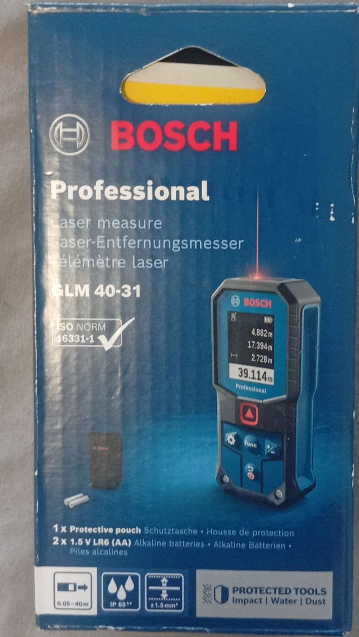 Bosch Mesurer: Bosch Laser Measure GLM 40-31 new condition – Neuf avec emballage d'origine à wattwil par pel_qh26
