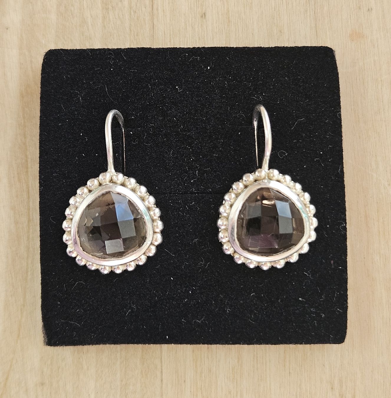 Orecchini pendenti & Orecchini a lobo: Ohrhänger aus Silber mit Rauchquarz – Usato da Effretikon venduto da Shopmycloset8