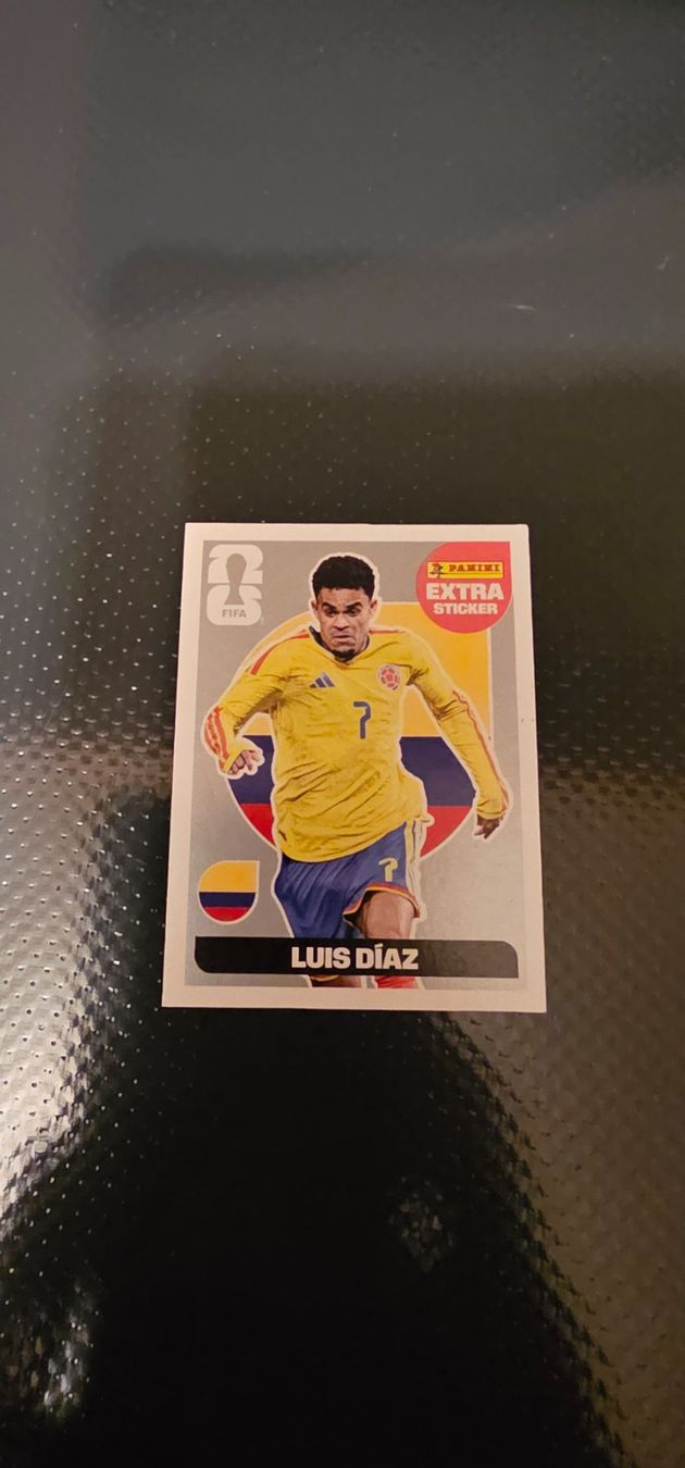 Panini Carte collezionabili: LUIS Díaz -prata – Usato da La Chaux-de-Fonds venduto da Mass_antos
