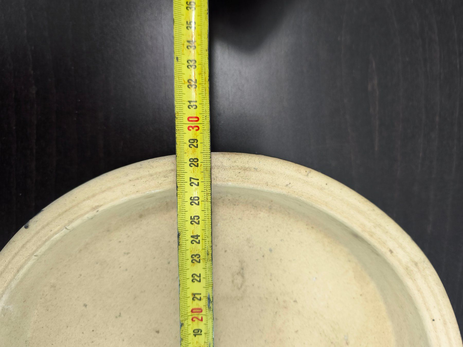 Untersetzer: Rustikale Keramik-Untersetzerplatte, Durchmesser 22cm – Gebraucht aus St. Gallen von Arti24 4